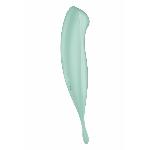 Смарт-вібратор для клітора з вакуумною стимуляцією Satisfyer Twirling Pro+ Mint - мініатюра 6