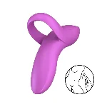 Вібратор на палець Satisfyer Bold Lover Dark Pink, гнучкий - мініатюра 1