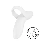 Вібратор на палець Satisfyer Bold Lover White, гнучкий - мініатюра 1