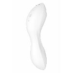 Вакуумний смарт-стимулятор із вібрацією Satisfyer Curvy Trinity 5 (White), керування зі смартфона - мініатюра 6