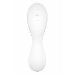 Вакуумний смарт-стимулятор із вібрацією Satisfyer Curvy Trinity 5 (White), керування зі смартфона - мініатюра 5
