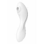 Вакуумний смарт-стимулятор із вібрацією Satisfyer Curvy Trinity 5 (White), керування зі смартфона - мініатюра 3