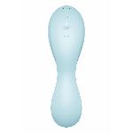 Вакуумний смарт-стимулятор із вібрацією Satisfyer Curvy Trinity 5 (Blue), керування зі смартфона - мініатюра 6