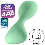 Анальна смарт-пробка з вібрацією Satisfyer Trendsetter Green - мініатюра 1