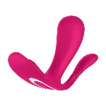 Подвійний смарт-вібратор у трусики Satisfyer Top Secret+ Pink - мініатюра 1
