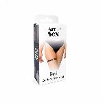 Гартер на ногу Серце з натуральної шкіри Art of Sex - Terri, колір Чорний (1шт.) - мініатюра 4