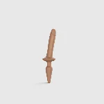 Анальна пробка з дилдо 2в1 Strap-On-Me SWITCH PLUG-IN REALISTIC DILDO Caramel S, діаметр 3,3/2,9 см - мініатюра 1