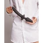 Анальна пробка з дилдо 2в1 Strap-On-Me SWITCH PLUG-IN REALISTIC DILDO Black L, діаметр 4,5/3,4 см - мініатюра 6