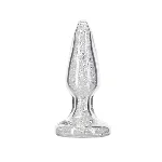Скляна анальна пробка Pillow Talk Fancy Luxurious Glass Anal Plug, ⌀3,1см, віброкуля в подарунок - мініатюра 1
