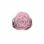 Скляна анальна пробка Pillow Talk Rosy Luxurious Glass Anal Plug, ⌀3,3 см, віброкуля в подарунок - мініатюра 3
