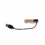 Віброкуля PowerBullet First-Class Bullet 2.5″ з Key Chain Pouch, Rose Gold, 9 режимів вібрації - мініатюра 2