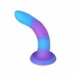 Фалоімітатор, що світиться в темряві, ADDICTION Rave 8″ Glow in the Dark Dildo Blue Purple, 20,3 см - мініатюра 2