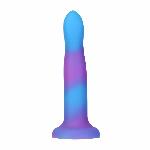 Фалоімітатор, що світиться в темряві, ADDICTION Rave 8″ Glow in the Dark Dildo Blue Purple, 20,3 см - мініатюра 3