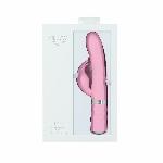 Розкішний кролик з ротацією та вібрацією Pillow Talk Lively Pink, кристал Сваровскі - мініатюра 8