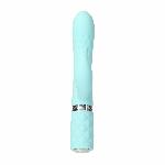 Розкішний кролик з ротацією та вібрацією Pillow Talk Lively Teal, кристал Сваровскі - мініатюра 6