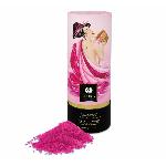 Пінлива сіль для ванни Shunga Dead Sea salt Oriental Crystals — Rose Petal (500 г), Мертвого моря - мініатюра 5