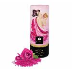 Пінлива сіль для ванни Shunga Dead Sea salt Oriental Crystals — Rose Petal (500 г), Мертвого моря - мініатюра 4