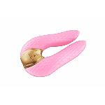 Вібратор для клітора Shunga Aiko Light Pink, гнучкі кінчики - мініатюра 3