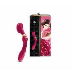 Вібромасажер Shunga Zoa Raspberry, двосторонній - мініатюра 11
