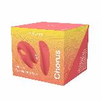 Смарт-вібратор для пар We-Vibe Chorus Crave Coral, сенсорне керування вібраціями стисненням пульта - мініатюра 9