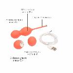 Смарт вагінальні кульки з вібрацією We-Vibe Bloom, діаметр 3,3 см, маса 45, 65, 80 г - мініатюра 5