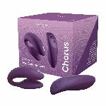 Смарт-вібратор для пар We-Vibe Chorus Purple, сенсорне керування вібраціями стисненням пульта - мініатюра 10