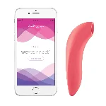 Вакуумний смарт-стимулятор для пар We-Vibe Melt Coral, зручно поєднувати з проникним сексом - мініатюра 1