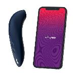 Вакуумний смарт-стимулятор для пар We-Vibe Melt Midnight Blue, зручно поєднувати з проникним сексом - мініатюра 1