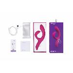 Смарт вібратор-кролик We-Vibe Nova Fuchsia, ергономічний, регульований кут нахилу стовбура - мініатюра 6