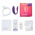 Недорогий вібратор для пар We-Vibe Unite Purple, однокнопковий пульт ДК - мініатюра 8