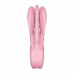 Кліторальний вібратор Satisfyer Threesome 1 Pink з трьома гнучкими пальчиками - мініатюра 6