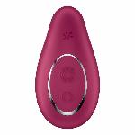 Вібратор Satisfyer Dipping Delight Berry, 2 мотори, гнучкий кінчик - мініатюра 3