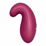 Вібратор Satisfyer Dipping Delight Berry, 2 мотори, гнучкий кінчик - мініатюра 4