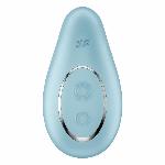 Вібратор Satisfyer Dipping Delight Light Blue, 2 мотори, гнучкий кінчик - мініатюра 3