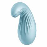 Вібратор Satisfyer Dipping Delight Light Blue, 2 мотори, гнучкий кінчик - мініатюра 2