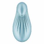 Вібратор Satisfyer Dipping Delight Light Blue, 2 мотори, гнучкий кінчик - мініатюра 5