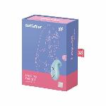 Вібратор Satisfyer Dipping Delight Light Blue, 2 мотори, гнучкий кінчик - мініатюра 7