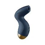 Вакуумний кліторальний стимулятор Svakom Pulse Pure Navy Blue, 5 режимів, 5 інтенсивностей у кожному - мініатюра 1