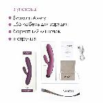 Вібратор-кролик Svakom Avery Lilac зі стовбуром, що рухається, рух вперед-назад - мініатюра 6