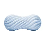 Мастурбатор Tenga FLEX Bubbly Blue зі змінною інтенсивністю, можна скручувати, вакуум - мініатюра 1