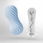 Мастурбатор Tenga FLEX Bubbly Blue зі змінною інтенсивністю, можна скручувати, вакуум - мініатюра 2