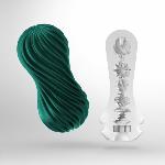 Мастурбатор Tenga FLEX Fizzy Green зі змінною інтенсивністю, можна скручувати, вакуум - мініатюра 2