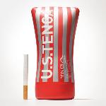 Мастурбатор Tenga US Soft Tube Cup (м’яка подушечка велика), стискальний, суперпотужне всмоктування - мініатюра 3