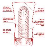 Мастурбатор Tenga US Soft Tube Cup (м’яка подушечка велика), стискальний, суперпотужне всмоктування - мініатюра 2