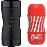 Автоматичний мастурбатор Tenga VACUUM GYRO ROLLER SET, ротація та вакуум, сумісний з Tenga Cup - мініатюра 2