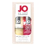 Набір смакових змазок JO Champagne & Red Velvet Cake (2×60 мл), Limited Edition - мініатюра 1