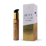 Крем-шимер для тіла Intt Sexy Glow (60 мл) з олією ши та ароматом ванілі, сяйна засмагла шкіра - мініатюра 1