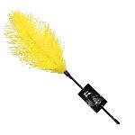 Лоскітка зі страусиним пером Art of Sex – Feather Tickler, жовта - мініатюра 1