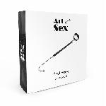 Анальний гак 1 із нашийником з натуральної шкіри Art of Sex - Anal hook, Чорний - мініатюра 4