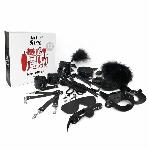 Набір BDSM Art Of Sex – Maxi BDSM Set Leather, 13 предметів, чорний, натуральна шкіра - мініатюра 3